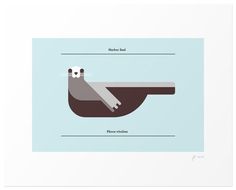Lumadessa | Harbor Seal - Winter Edition #seal #vector #animal