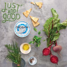 // Chobani 'Just Add Good' #food #typography