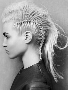 hair #rings #blond #woman #hair #fashion #metal