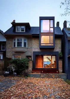 Renovation of a semi-detached home in Toronto #inspiration #architecture #house #modern