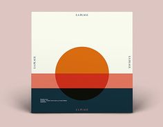 La Plage // Album cover #album #shapes #colors #circle #typography