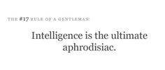 Etiquette for a Gentleman #gentleman #clever #copywriting #quotes