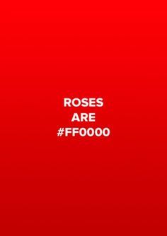 CSS Colours #css #red #roses
