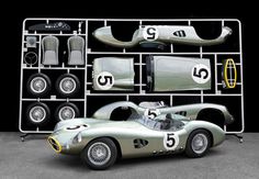 1959 aston martin DBR1 1:1 scale le mans replica by evanta motors #retro #car