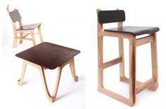 Çurface furniture made of recycled coffee grounds by Re Worked #coffee #furniture