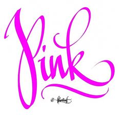 pink | Flickr - Photo Sharing! #calligraphy #handwriting #pink #digital #florin #florea