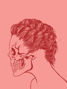 Skull Girls (pt.1) on Behance #skull #girls