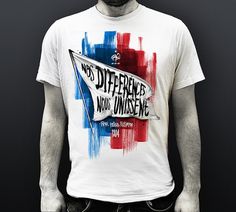 Nike "Nos Différences Nous Unissent" on the Behance Network #france #soccer #paint #brush #made #type #hand