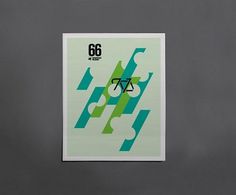 Cycling Posters by Caleb Kozlowski | WE AND THE COLOR #cycling #poster