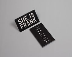 She Is Frank | #identity
