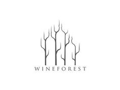Wineforest by Jeriah Lau #logo #wine #forest