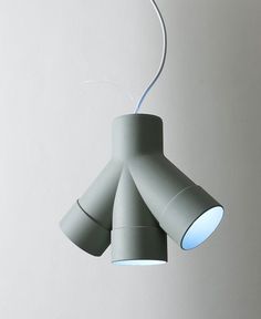 Lamps Inspired By Industrial Tubes - #lamp, #design, #lighting, #productdesign, #industrialdesign, #objects,