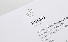 Anagrama | Bulbo #logo #print #identity #stationery