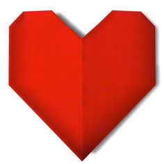 How to make a Simple Origami Heart 
(animated instruction) (http://www.origami-make.org/howto-origami-heart.php)