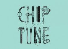 Chiptune — Technology Workshop | Calendar — Branding & Graphic Design Bureau #tipografia #electronic #chip #typography