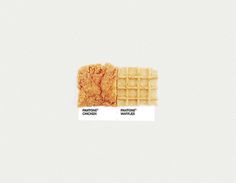 Pantone Pairings Dschwen LLC / Selected Design #waffles #color #brown #chicken #pantone