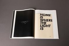 LICHT – Eine experimentelle Auseinandersetzung #editorial #magazine #typography