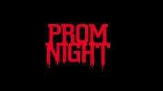 Prom night 1980 movie poster title typography