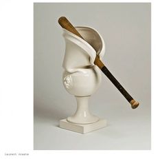 JJJJound #vase #controversial #ceramics #baseballbat #design #dutch