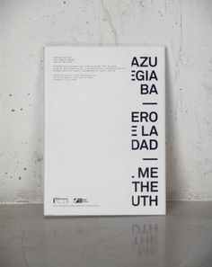 Folch Studio - Tell me the truth #white #design #black #poster #and #typography
