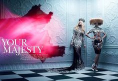 Artistic fashion story – "Your Majesty" in Flare Magazine #fashion #artistic #story #art