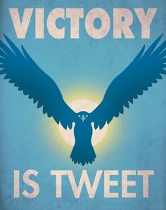 Social Media Propaganda Posters by Aaron Wood | Design Milk #twitter #poster
