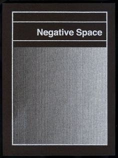 Negative Space Book Cover #book #cover