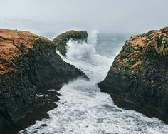 Massive waves at Grundarfjördur 🌊