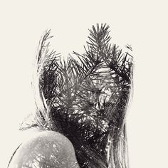 multiple exposure nature portraits by christoffer relander 02 #multiple #photography #exposure
