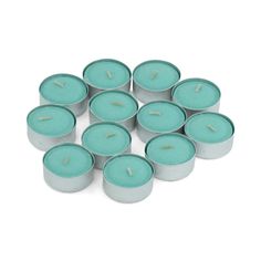 Gooseberry & Peach Scented Tea Light Candles, Pack of 12