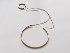 Palomarie // Cina Handpiece #bracelet #jewelry #fashion #metal #ring