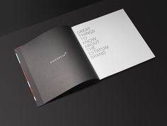 Muggie Ramadani Recent Projects Special #simple #layout #brochure #typography