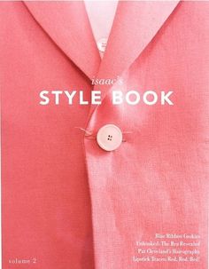 Style Book #tyle #text #pink #book #details #cover #heading #layout #editorial #typography