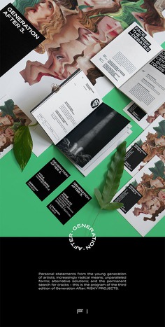 Generation After 3 Identity - Mindsparkle Mag Martyna Wędzicka-Obuchowicz designed Generation After 3 Identity. #logo #packaging #identity #branding #design #color #photography #graphic #design #gallery #blog #project #mindsparkle #mag #beautiful #portfolio #designer