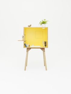 Torafu Architects: Koloro desk / Koloro stool Thisispaper Magazine #desk