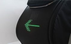 seil LED signal backpack for bicycle riders 05 #traffic #light #sign #bycicle