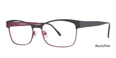 Black/Pink Vivid Eyeglasses Vivid Boutique 5015.