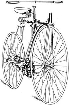 rover_bike.jpg (300×455) #old #illustration #vintage #bike #oldies #rover