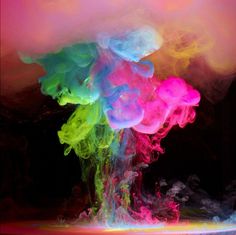 Aqueous Electreau | The Design Ark #electreau #ink #photography #aqueous #colour #underwater