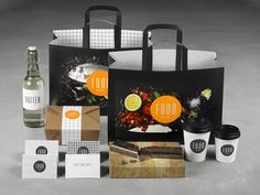 Bold Branding Design for Coor Restaurants #print #food #bags #branding