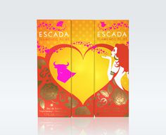 ESCADA #facings #design #fragrance #concept #tell #carton