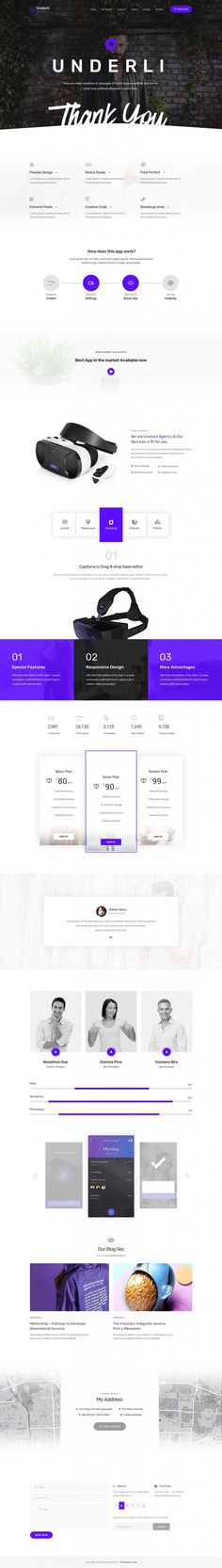 App Landing Page & Product Showcase