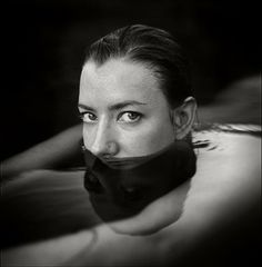 Monochrome Monday with Daniel Southard I Art Sponge #southard #white #water #black #monochrome #photography #portrait #and #daniel #face