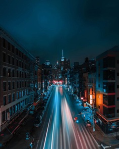 Urban Night Photography in New York City by Charles Ivan Ong