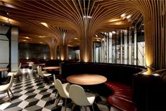 New Trendy Restaurant & Bar by CAA - #bar, #restaurant, #restaurantdesign, architecture