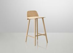 Nerd Bar Stools by MUUTO #wood #furniture #minimal #stool