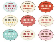Chosen #bakery #crust #vintage #dustin #logo #wallace #southern