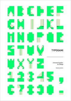 f | My Feedly #origami #typogami #typography