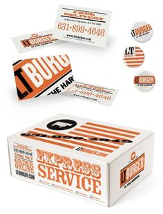 LTÂ Burger - TheDieline.com - Package Design Blog #packaging #identity