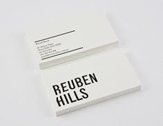 Reuben Hills - Luke Brown #card #business